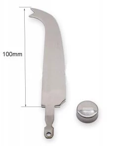 Xiamen Rizheng Industry Co. Ltd Kitchen Essentials Stainless Steel Cheese Knife Kit - 100mm Serrated