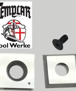 WoodWorld Of Texas Templar Tool Werke - Mega Carbide Spindle Tool 15 Mm Square -Square / Radius Carbide Cutter & Screw