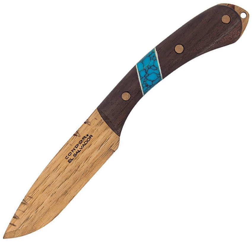 Blue Ridge Knife Supply * Blue River Wooden Knife Kit - Fixed Blade With Sheath 2 Blue Ridge Knife Supply * Blue River Wooden Knife Kit - Fixed Blade With Sheath