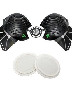 Rikon Stealth P3 Half Mask C/w Twin Hepac Filters - Respirator - Medium / Large