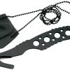 Premium Knife Supply Gut Hook 6.5" / Belt Cutter Neck Knife With Kydex Sheath And Metal Chain Knife Kits