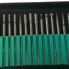 Mastercraver Rotary Tool Accessories Diamond Burr Set - 3/32" (2.5mm) Shank - Medium 150 Grit - 20 Pc - Promax #24-06083