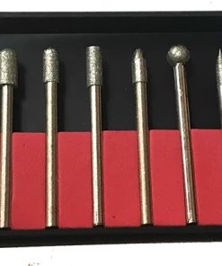 Mastercraver Diamond Burr Set - 1/8" (3.2mm) Shank - Medium 150 Grit - 08 Pc - Promax #24-08053