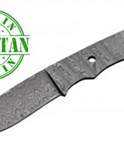 Szco Knife Kits Economy - 9" DROP POINT BLADE Damascus - Buck Skinner