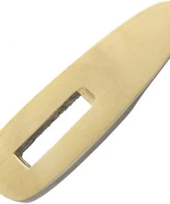 Blue Ridge Knife Supply Knife Making Parts : Finger Guards And Butt Caps Brass Single Finger Guard - 2.38" OAL X 5/8" W - SLOT IS 1" L X 1/4" W - BL003G