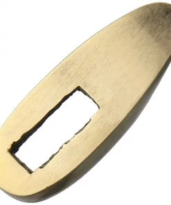 Blue Ridge Knife Supply Brass Single Finger Guard - 1.25"" OAL 15/32" W - SLOT IS 1/2" L X 1/" W - BL006G Knife Making Parts : Finger Guards And Butt Caps