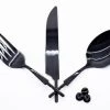 Xiamen Rizheng Industry Co. Ltd Flatware Kits S.S Flatware Set With Black TN Plating.