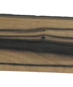 Premium Knife Supply Knife Scales & Handles Knife Scales - Wood - Black And White Ebony - Pair