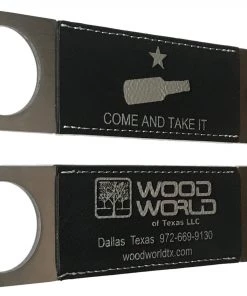 WoodWorld Of Texas Kitchen Essentials Wood World * Come And Take It * Bartender Style Bottle Opener