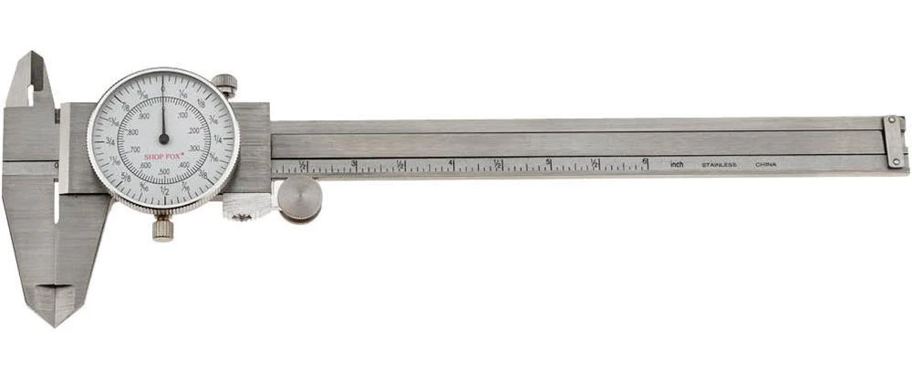Woodstock International, Inc. Caliper - Dial Caliper - Fractional - 6" Measurement Tools 2 Woodstock International, Inc. Caliper - Dial Caliper - Fractional - 6" Measurement Tools