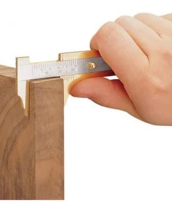 Woodstock International, Inc. Caliper - Inside/Outside - Fractional - Brass - 4"