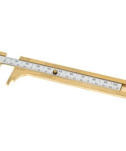 Woodstock International, Inc. Caliper - Inside/Outside - Fractional - Brass - 4"