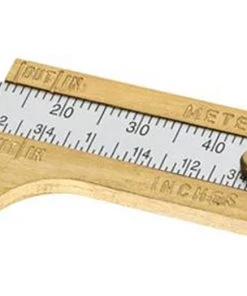 Woodstock International, Inc. Caliper - Inside/Outside - Fractional - Brass - 4