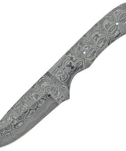 Szco Economy - 8.25" Camp Knife Full Tang Damascus Blade Blank W/Bolster Knife Kits