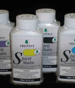 Jimmy Clews Embellishment Products Chestnut Spirit Stains -8 Oz. Bottles - White
