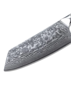 Wood World Of Texas LLC * VG10 Raindrop Pattern - Cleaver / Veggie Blank - VG10 Damascus