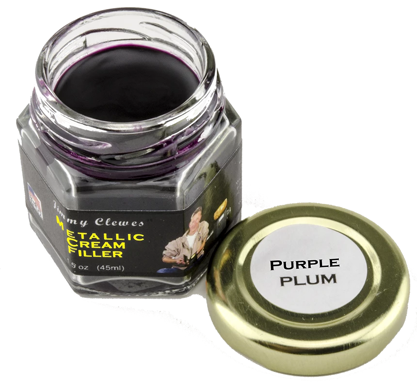 Wood World Of Texas LLC Jimmy Clewes Solid Color Cream Filler - Plum Purple 1 Wood World Of Texas LLC Jimmy Clewes Solid Color Cream Filler - Plum Purple