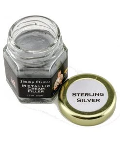 Wood World Of Texas LLC Jimmy Clews Embellishment Products Jimmy Clewes Metallic Cream Filler - Sterling Silver