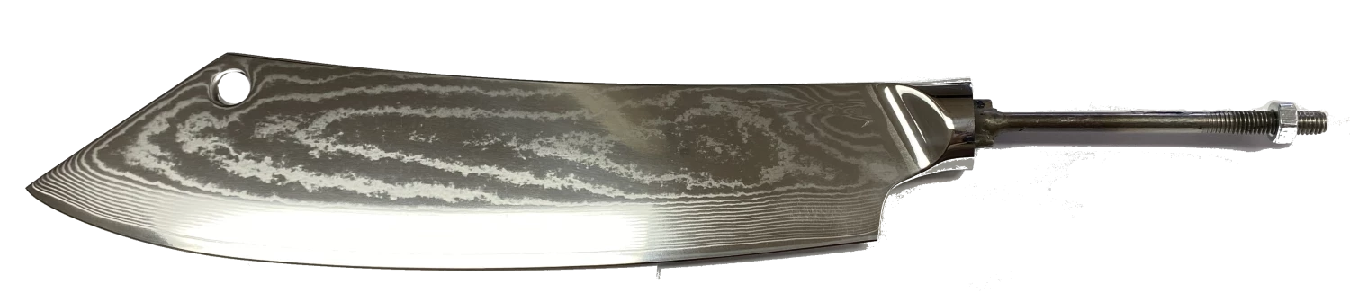 Premium Knife Supply Monthly Sales * VG10 Hidden Tang - Wave Pattern - 9.5" Chef / Cleaver - VG10 Damascus - A 1 Premium Knife Supply Monthly Sales * VG10 Hidden Tang - Wave Pattern - 9.5" Chef / Cleaver - VG10 Damascus - A