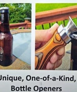 Ruth Niles Stainless Steel Bottle Opener- Made In USA Bottle Stoppers