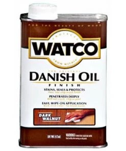 Barracuda Lacquer, Poly & Urethane Blends Watco Danish Oil - Quart - Dark Walnut