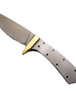 Premium Knife Supply Knife Kits Desert Drop Point Skinner W/ Brass Bolster