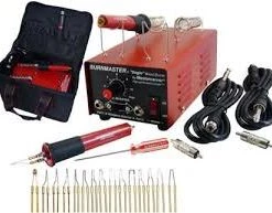 Mastercraver Burnmaster Eagle Pro Set 2-PENS, 15-TIPS & BAG SET