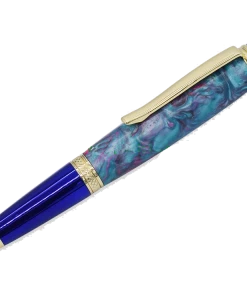 PSI Woodworking Sahara Twist Pen Bright Colors - Gold & Blue