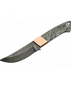 Szco Economy - 9" GunSite Skinner - DAMASCUS BLADE With Copper Bolster