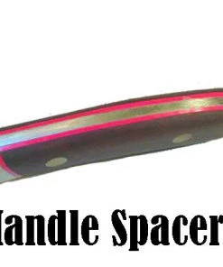 Premium Knife Supply Knife Handle ( Scales ) Spacers G10 Spacers - Red - Pair Of 5" X 1.5" X 0.030"