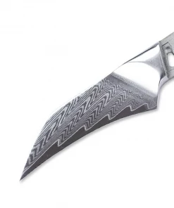 Wood World Of Texas LLC * VG10 Wave Pattern - Paring Knife Blank - Hawkbill - VG10 Damascus