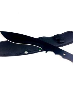 Premium Knife Supply Knife Kits Jungle Bowie Extreme W/ Baked On Black Finish & Nylon Sheath