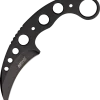 Premium Knife Supply Knife Kits Tactical Karambit Ss-Blk Finish W/ Moulded Sheath