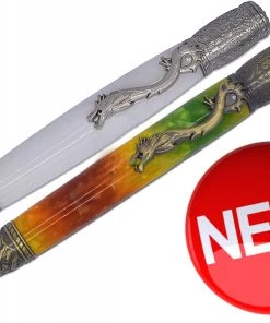 Xiamen Rizheng Industry Co. Ltd Pen Kits By Name Komodo Dragon Pen Kit - Single Tube- Antique Nickle & Antique Polish Brass