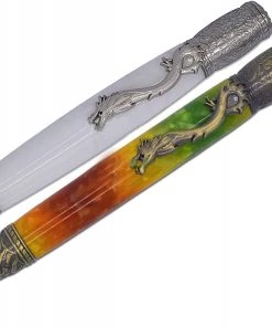 Xiamen Rizheng Industry Co. Ltd Pen Kits By Name Komodo Dragon Pen Kit - Single Tube- Antique Nickle & Antique Polish Brass