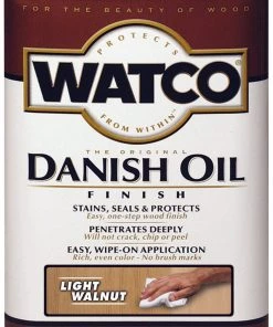 Barracuda Watco Danish Oil - Quart - Light Walnut Lacquer, Poly & Urethane Blends