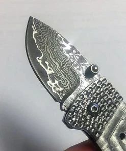 Premium Knife Supply Knife Kits Damascus Folder - Lil Gem