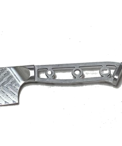 Yangjiang Amber * VG10 Feather Pattern - Nakiri ( Veggie Knife ) Knife Blank - 12