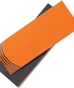 Blue Ridge Knife Supply Knife Scales & Handles Knife Scales - G10 Orange & Black - 4" X 1 1/2" X 1/4"