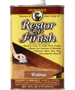 Restore - A - Finish - 16 Oz - Dark Walnut - Howards Lacquer, Poly & Urethane Blends