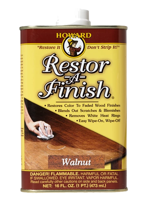 Restore - A - Finish - 16 Oz - Dark Walnut - Howards Lacquer, Poly & Urethane Blends 1 Restore - A - Finish - 16 Oz - Dark Walnut - Howards Lacquer, Poly & Urethane Blends
