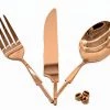 Xiamen Rizheng Industry Co. Ltd Flatware Kits S.S Flatware Set With Rose Gold / Copper Plating.