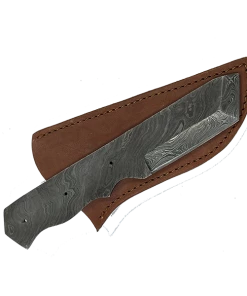 Premium Knife Supply Custom Leather Knife Sheath Leather - SHWW72 - 3.00" Opening And A 7" Length With Belt Loop. Fits Royale Tanto