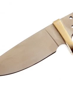 Premium Knife Supply Knife Kits Desert Drop Point Skinner W/ Brass Bolster