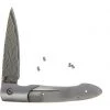 Premium Knife Supply Damascus San Mai Folder - Ronin Knife Kits