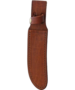 Blue Ridge Knife Sheaths, Cases, Edge Guards & Displays Knife Sheath Leather - SH1206 W/ Thumb Snap - 1.25" Opening X 5 3/8" Length