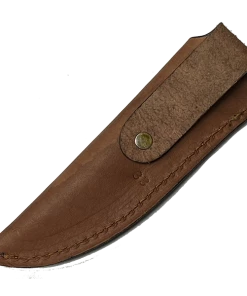 Peterson Custom Leather Knife Sheath Leather - SHWW33 - P - 1.5" Opening And A 5 7/8" Long. - Peanut Brittle