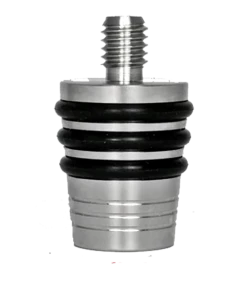 Ruth Niles Whiskey Bottle Stoppers - Stainless Steel - Made In USA - SS-630 - 1 1/16