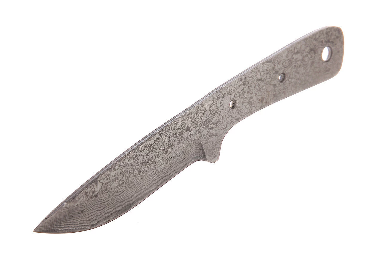 Premium Knife Supply Knife Kits Damascus: San Mai Hook's Drop Point Skinner 3 Premium Knife Supply Knife Kits Damascus: San Mai Hook's Drop Point Skinner
