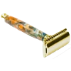 PSI Woodworking Safety Razor - Gold Razor Kits